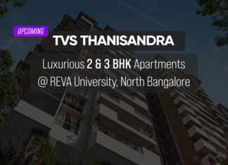 Upcoming TVS Emerald Thanisandra Road REVA University PH Homz N Space