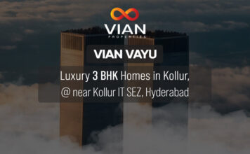Vian Vayu Apartments in Kollur, Hyderabad Details | Reviews | Price | Floor Plan | Photos | Master Plan | Brochure | Amenities | Location Vian Vayu Kollur Hyderabad PH Homz N Space