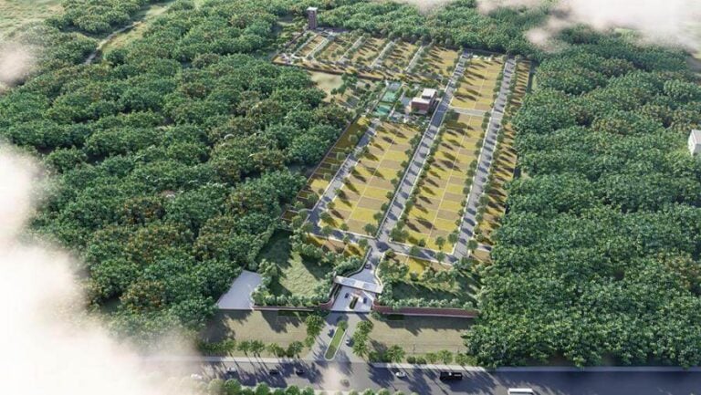 Aerial - Prestige Crystal Lawns Plots