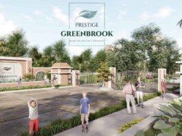 Main Elevation - Prestige Greenbrook Plots IVC Road