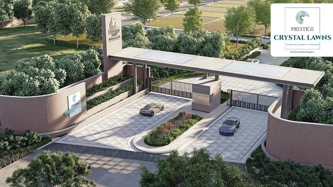 Main Entrance - Prestige Crystal Lawns Plots