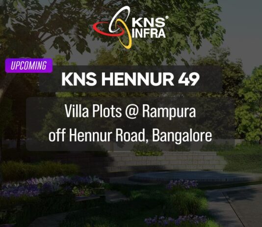 Upcoming KNS Hennur 49 Plots Hennur Road Placeholder