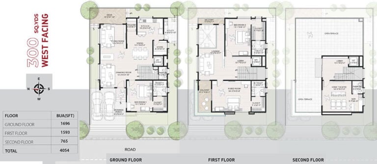 3BHK Triplex 4054 - Maytri Ambhuja Villas