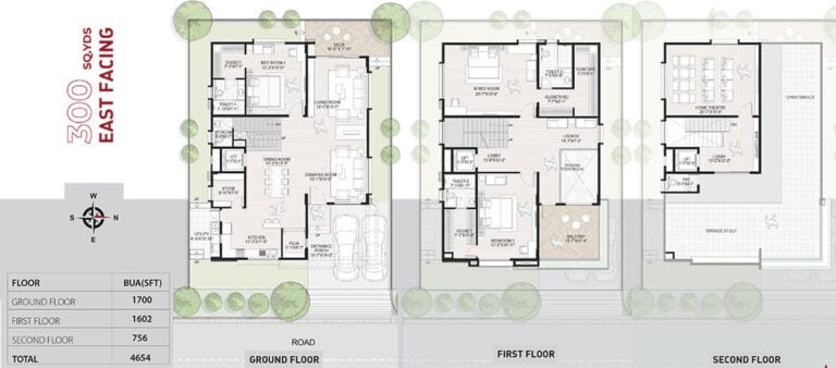 3BHK Triplex 4654 - Maytri Ambhuja Villas