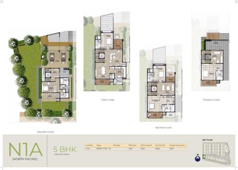 5BHK-Maids 4056 - NCC Urban Retreat Villas