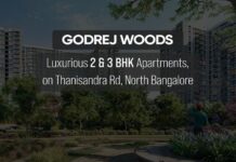 Godrej Woods in Thanisandra, Bangalore Details | Reviews | Price | Floor Plan | Photos | Master Plan | Brochure | Amenities | Location Godrej Woods Thanisandra Road PH Homz N Space