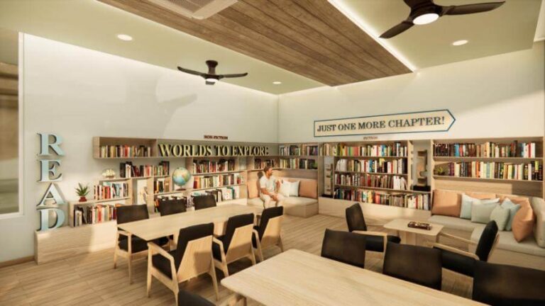 Library - Vajra West City Hyderabad