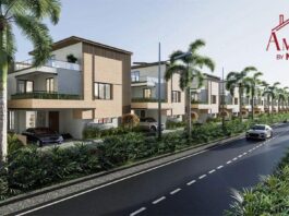 Maytri Ambhuja Villas in Pedda Amberpet, Hyderabad Details | Reviews | Price | Floor Plan | Photos | Master Plan | Brochure | Amenities | Location Main Elevation - Maytri Ambhuja Villas