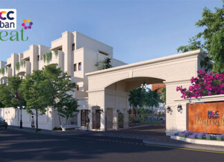 Main Elevation - NCC Urban Retreat Villas