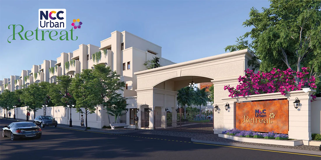 Main Elevation - NCC Urban Retreat Villas