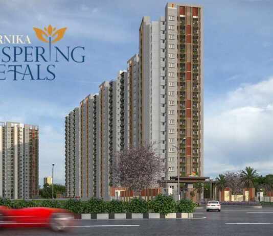 Main Elevation - Sowparnika Whispering Petals Hoskote