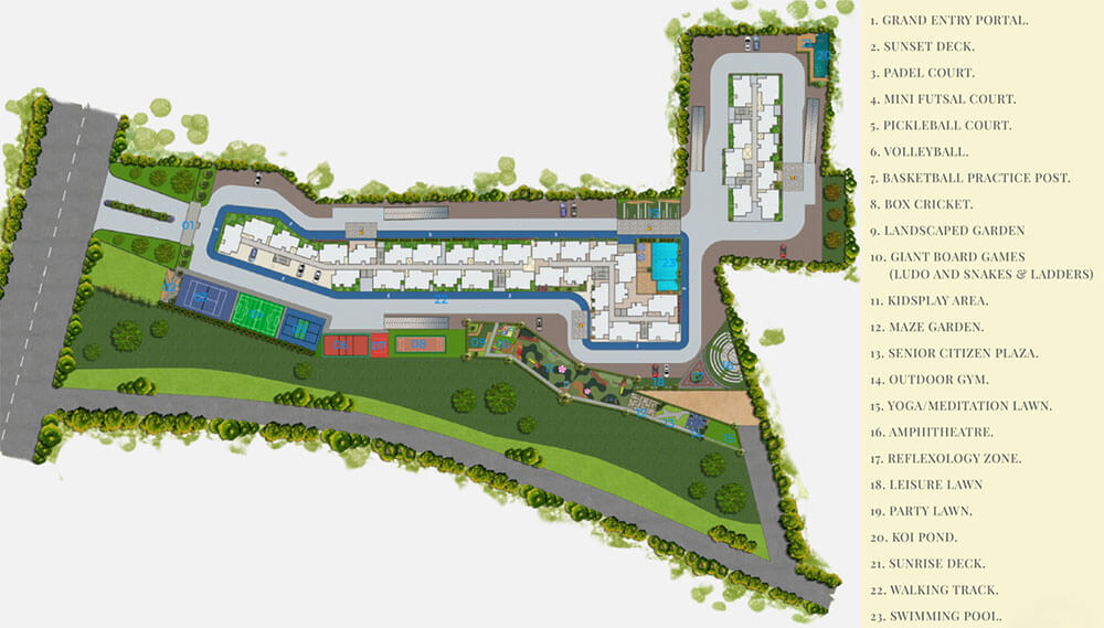 Master Plan - Sowparnika Whispering Petals Hoskote
