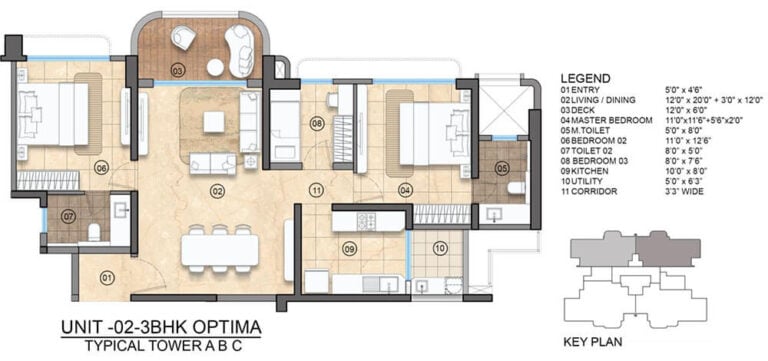 3BHK Optima - Lodha Elanza Sarjapur Apartments