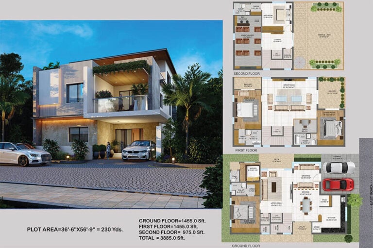 4BHK 3885 East Home Theater - Abinandana Vrinda Villas