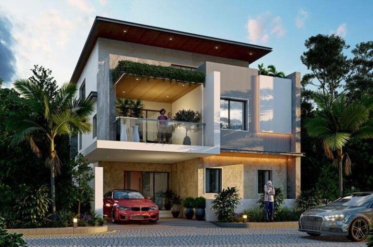 Elevation-A - Abinandana Vrinda Villas