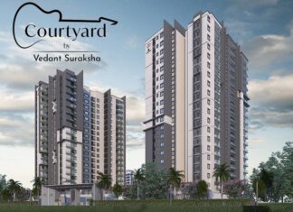 Courtyard by Vedant Suraksha in Gottigere, Bangalore Details | Reviews | Price | Floor Plan | Photos | Master Plan | Brochure | Amenities | Location Elevation-A - Courtyard By Vedant Suraksha