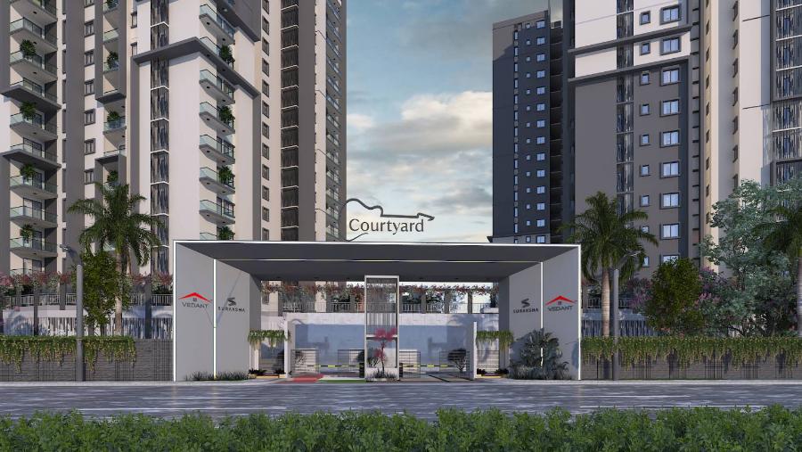 Courtyard by Vedant Suraksha View 2