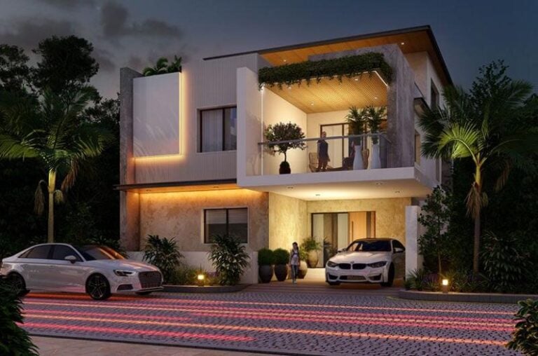 Elevation-C - Abinandana Vrinda Villas