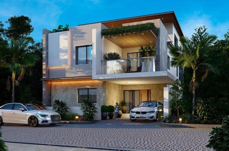 Elevation-D - Abinandana Vrinda Villas