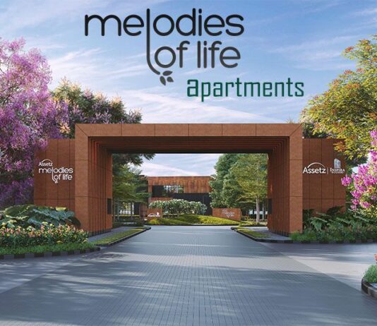 Assetz Melodies of Life Apartments Off Hosa Road, Bangalore Details | Reviews | Price | Floor Plan | Photos | Master Plan | Brochure | Amenities | Location Main Elevation - Assetz Melodies Of Life Apartments