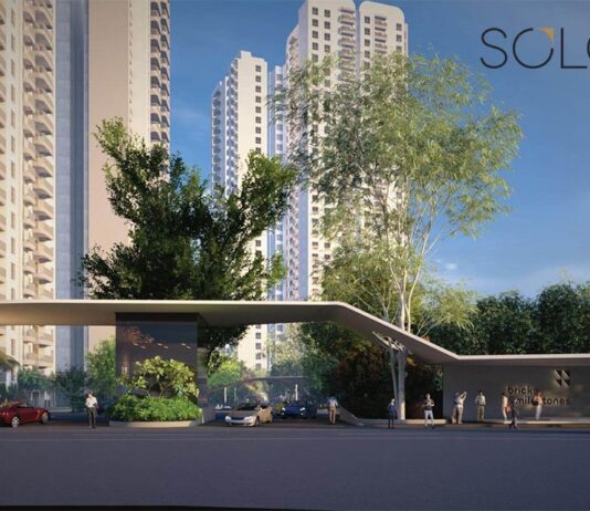 Bricks and Milestones Solcrest in Hennur Road, Bangalore Details | Reviews | Price | Floor Plan | Photos | Master Plan | Brochure | Amenities | Location Main Elevation - Bricks And Milestones Solcrest