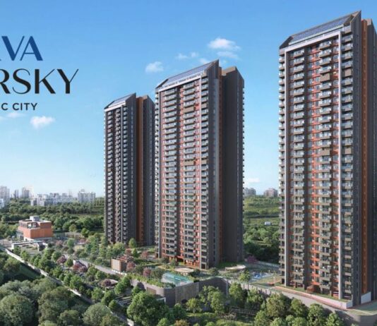 Main Elevation - Purva SilverSky