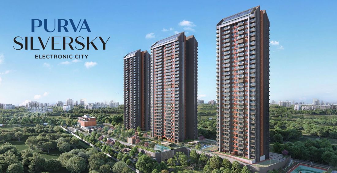 Main Elevation - Purva SilverSky