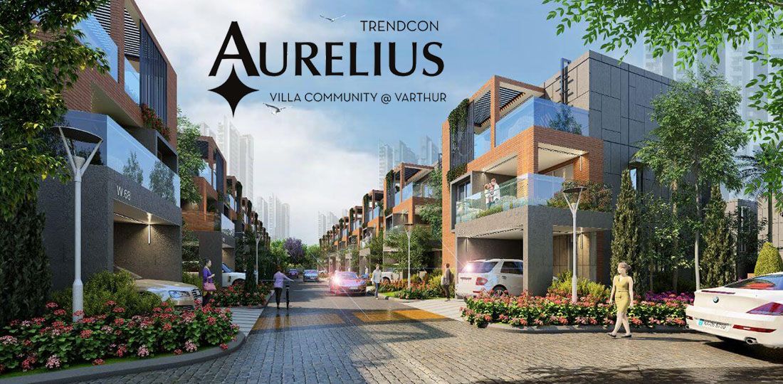 Main Elevation - Trendcon Aurelius Villas