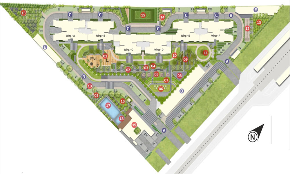 Master Plan - Mahindra Blossom Whitefield