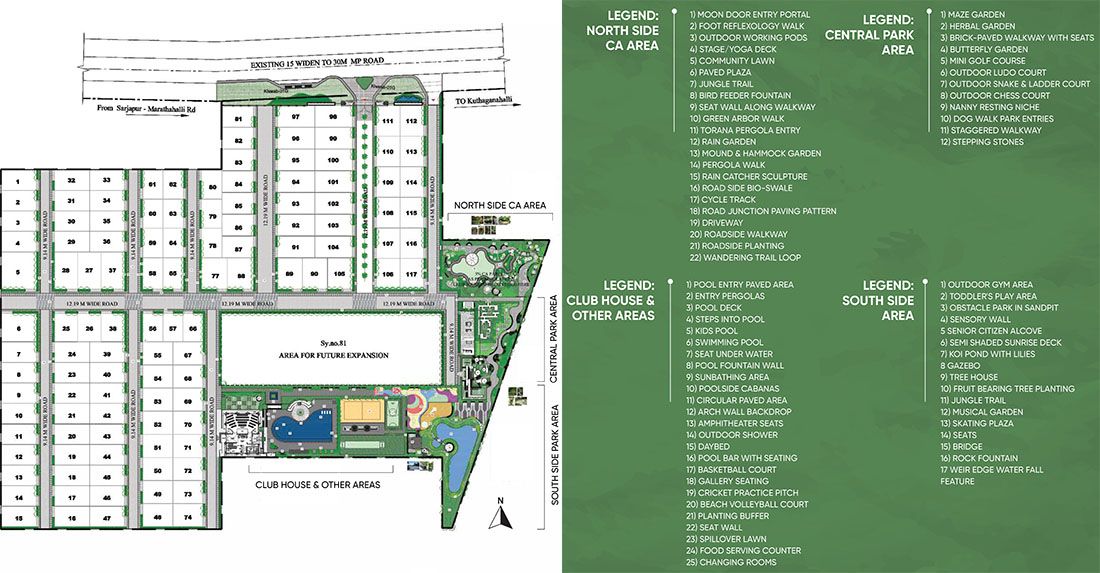 Master Plan - Ruchira Villa Feliz Sarjapur