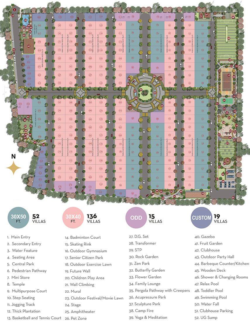 Master Plan - Trendcon Aurelius Villas