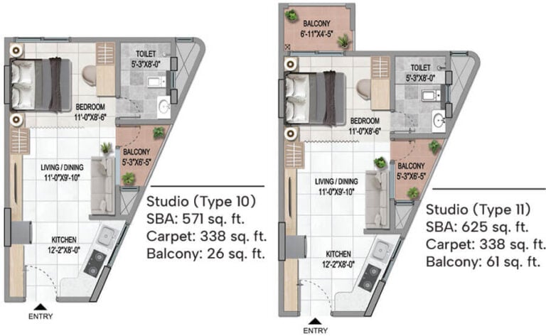 Studio Type10,11 - Sattva Vasanta Cove