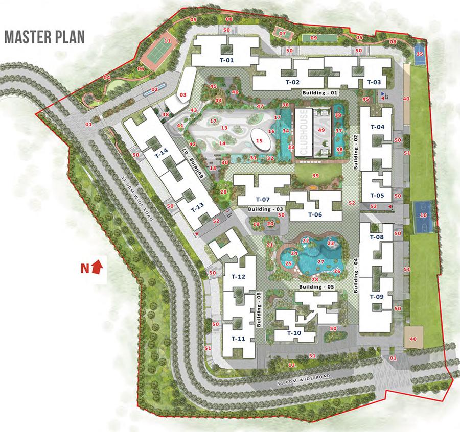 Master Plan - Godrej Parkshire Hoskote