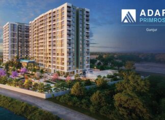 Main Elevation - Adarsh Primrose Gunjur