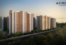 Embassy Sky Terraces Apartments in Hebbal, Bangalore Details | Reviews | Price | Floor Plan | Photos | Master Plan | Brochure | Amenities | Location Main Elevation - Embassy Sky Terraces Astra