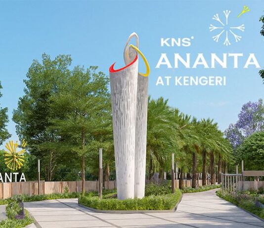 KNS Ananta Plots in Kengeri off Mysore Road, Bangalore Details | Reviews | Price | Floor Plan | Photos | Master Plan | Brochure | Amenities | Location Main Elevation - KNS Ananta Plots