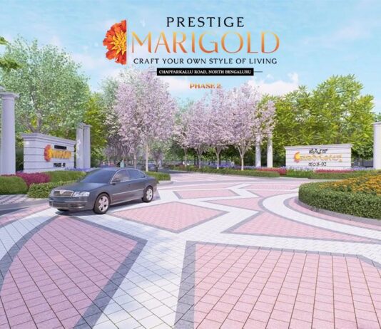 Main Elevation - Prestige Marigold Phase 2 Plots