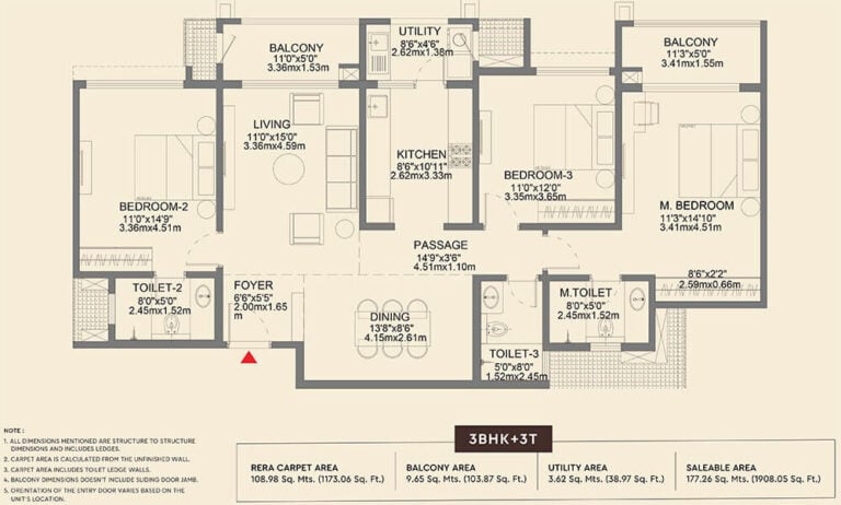 3BHK 1908 - Godrej Aveline Yelahanka
