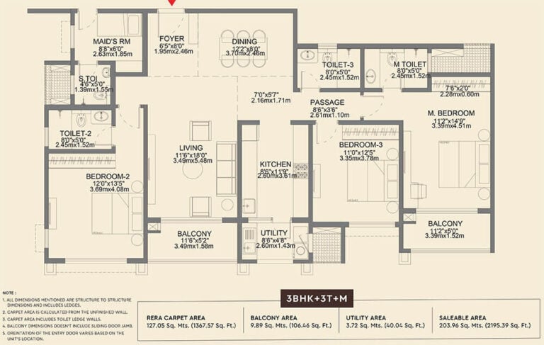 3BHK 2195 - Godrej Aveline Yelahanka