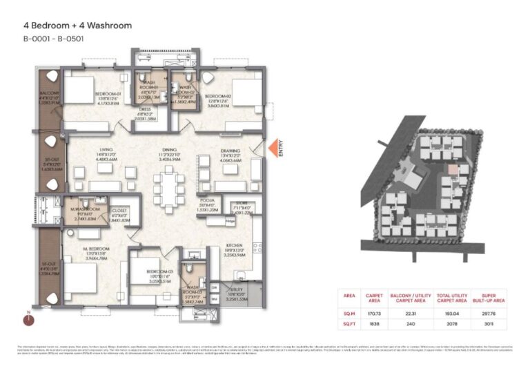 4BHK+4T 3011 - Brigade Manor Moti Nagar Hyderabad