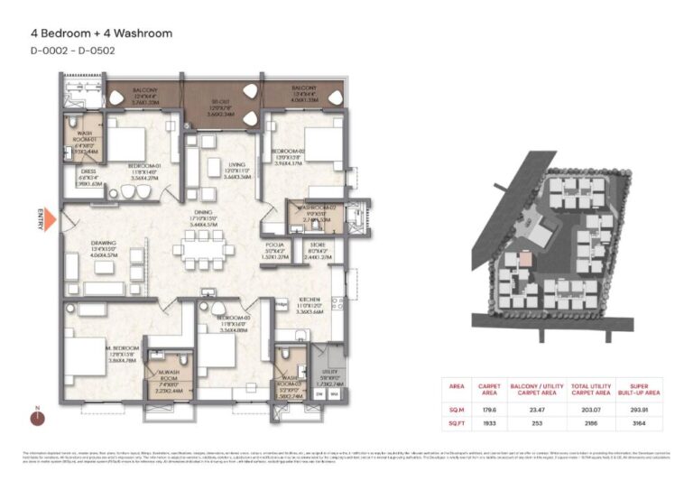 4BHK+4T 3164 - Brigade Manor Moti Nagar Hyderabad