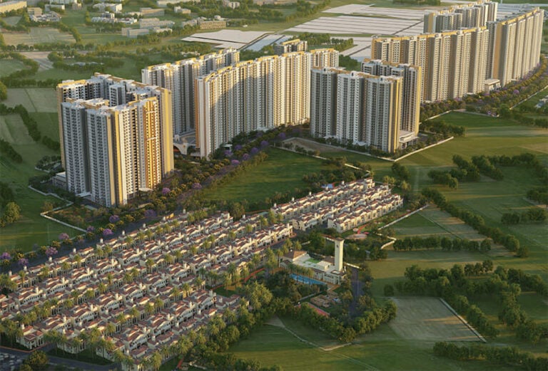 aerial prestige eaton park at prestige city