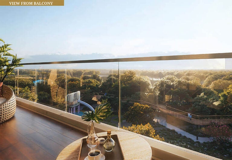 balcony view prestige eaton park at prestige city