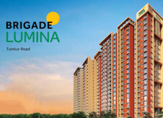 Brigade Lumina Apartments in Tumkur Road, Bangalore Details | Reviews | Price | Floor Plan | Photos | Master Plan | Brochure | Amenities | Location elevation main brigade lumina tumkur road