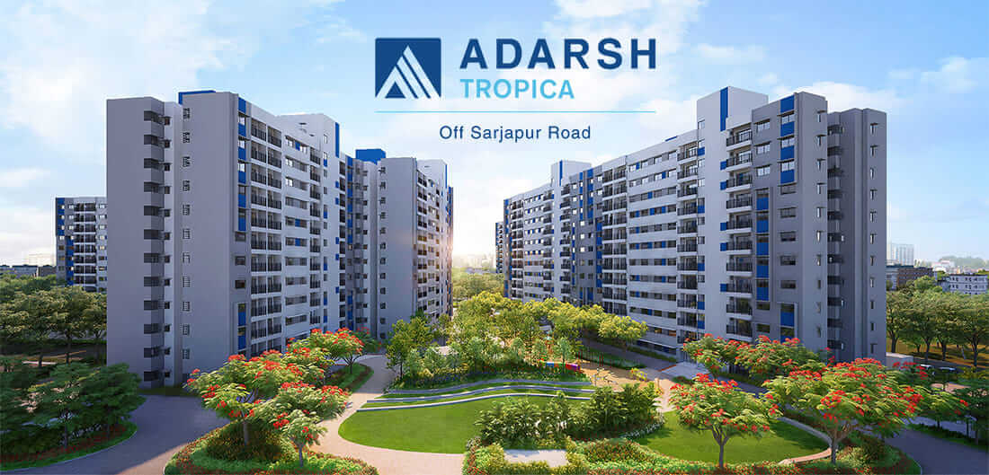 Main Elevation - Adarsh Tropica Sarjapur