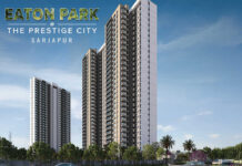 main elevation prestige eaton park at prestige city
