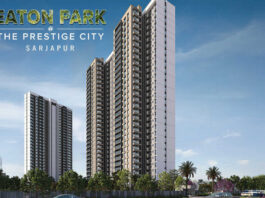 main elevation prestige eaton park at prestige city