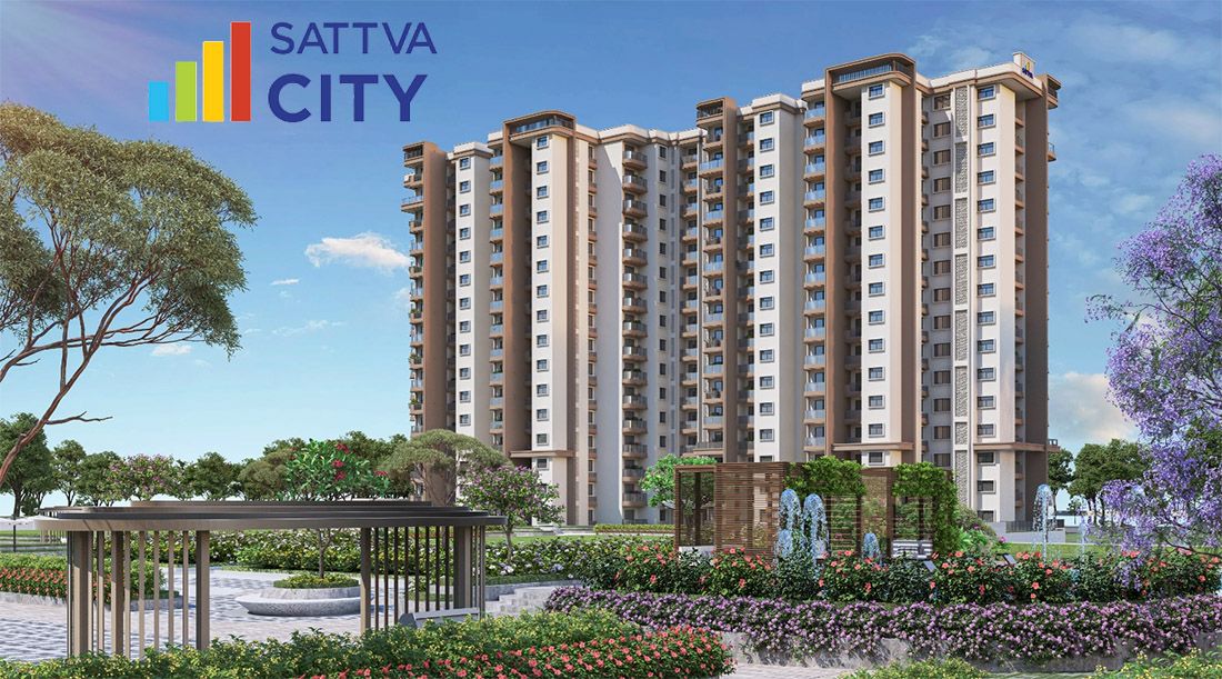 Main Elevation - Sattva City Sattva Hamlet Main Elevation - Sattva City Sattva Hamlet