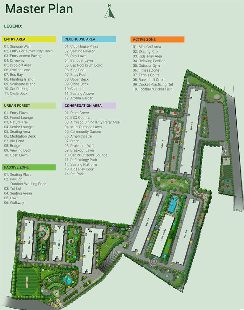 Master Plan - Adarsh Parkland