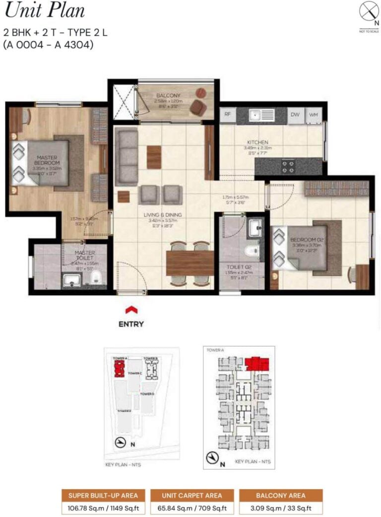 2bhk 1149 brigade belvedere budigere